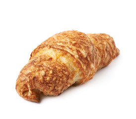 Cheese croissant isolated