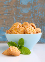 homemade cookies with oatmeal