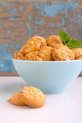 homemade cookies with oatmeal
