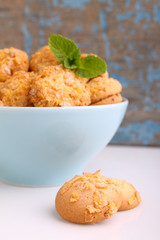 homemade cookies with oatmeal