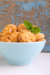 homemade cookies with oatmeal