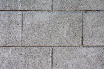Background of grey brick wall pattern texture. Great for graffit