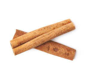Cinnamon stick isolated