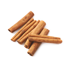 Cinnamon stick isolated