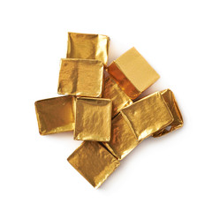 Bouillon stock broth cube isolated