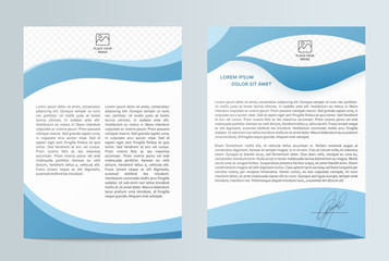 Business brochure . Brochure Flyer design. Front page and back page. Brochure Layout template. Easy to use and edit.