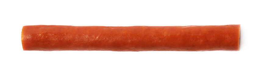 Meat sausage stick snack isolated