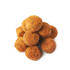 Cheese snack ball isolated
