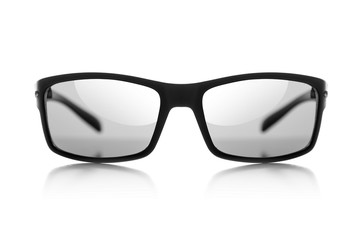 Fototapeta premium Black sunglasses isolated.