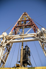 Fototapeta na wymiar land drilling rig