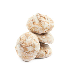 Russian gingerbread cookie isolated