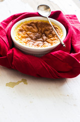 White chocolate dessert