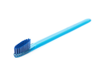 Plastic toothbrush isolated