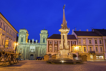 Fototapeta premium Main Square in Mikulov in Czech Republic