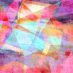 abstract watercolor geometric background