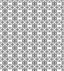 Seamless Geometric Pattern. Regular Tiled Ornament. Vector.