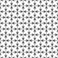 Seamless Geometric Pattern. Regular Tiled Ornament. Vector.