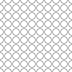 Seamless Geometric Pattern. Regular Tiled Ornament. Vector.