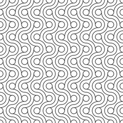 Seamless Geometric Pattern. Regular Tiled Ornament. Vector.