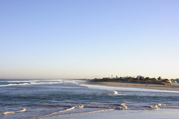 Beautiful seaside scenery in the morning
