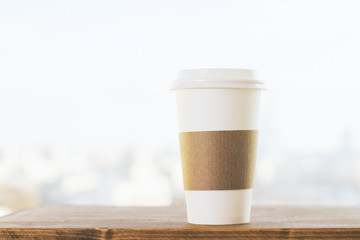 Coffee on blurry background