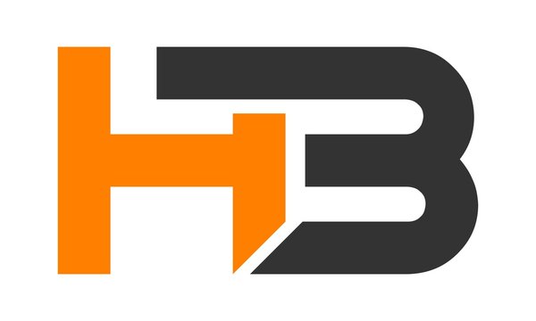 Modern Logo Solution Letter H B