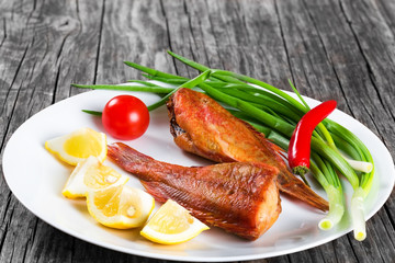 Red Sea Bass on a white dish