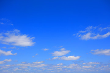 紺碧の空と夏雲