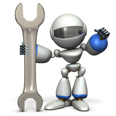 頼もしい技術の象徴　キュートなロボット
