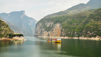 Magnificent Qutang Gorge and the Mighty Yangtze River - Baidicheng, Chongqing, China
