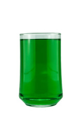 chlorophyll  in glass