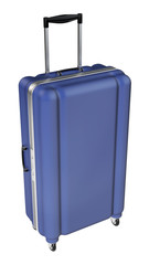 Large luggage isolated on white background.