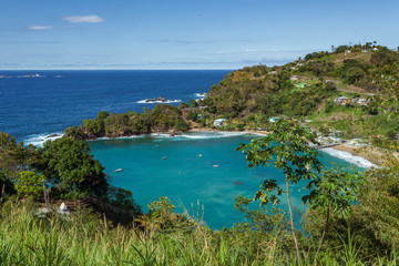 Fototapeta na wymiar Parlatuvier bay view at Tobago