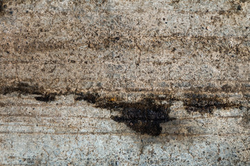 Stain on old cement texture