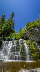 Scenic Jones Waterfalls of owen Sound Ontario
