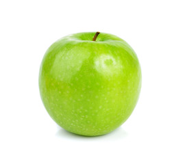 Green apple isolated on white