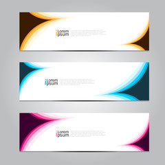 Fototapeta premium Vector design Banner background, illustration EPS10