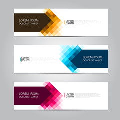 Vector design Banner background, illustration EPS10