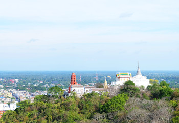 View Point of Khao Wang or Phra Nakhon Khiri Historical Park