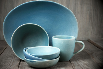 Handmade ceramic dishware