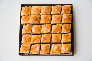 Oriental sweets with honey and nuts