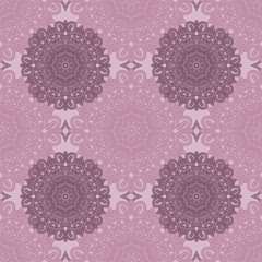 Squared background - ornamental seamless pattern. Design for ban