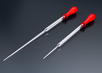 two pipettes of different sizes