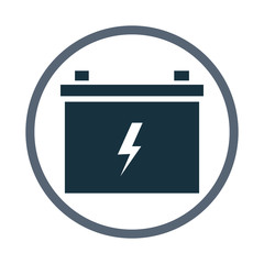 Car battery icon