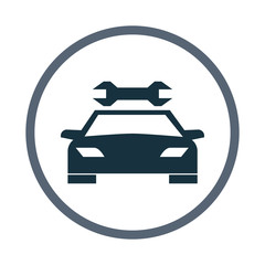 Car repair service icon