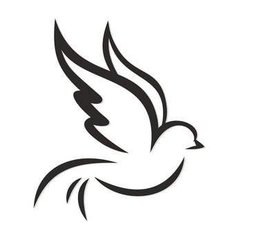 Logo of flying bird.