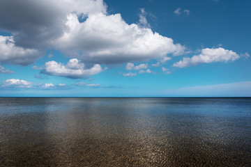 Calm in Baltic sea.