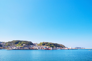 Fototapeta na wymiar View of Chinzeicho, Karatsu City, Saga
