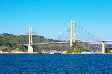 Fototapeta na wymiar The Yobuko Big Bridge