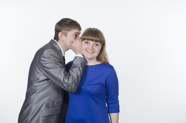 the guy tells a secret